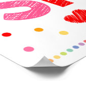 Poster arc-en-ciel en classe (Coin)