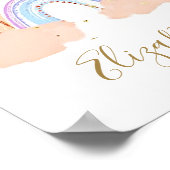 Poster Arc-en-ciel et bébé étoiles    (Coin)