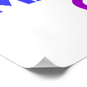 Poster Arc-en-ciel Gardez le calme et épousez-vous (Coin)