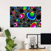 Poster Arc-en-ciel global - Fractal (Bureau à domicile)