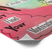 Poster Arc en ciel inspirant (Coin)