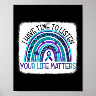Poster Arc En Ciel J'Ai Le Temps D'Écouter Prévention Sui