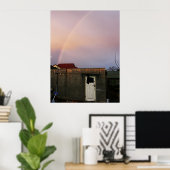 Poster arc-en-ciel jardin (Bureau à domicile)