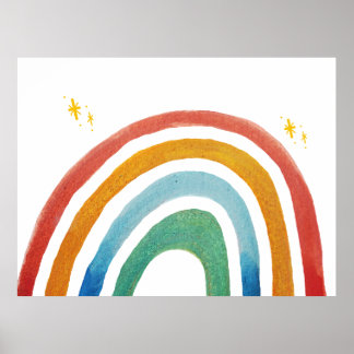 Poster Arc-en-ciel magique
