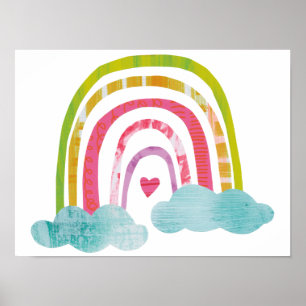 Poster Arc-en-ciel magique
