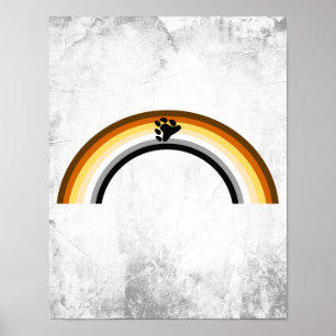 Poster Arc-en-ciel Ours