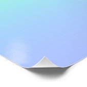Poster Arc-en-ciel pastel (Coin)