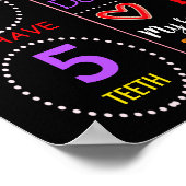 Poster Arc-en-ciel Premier panneau de signalisation d'ann (Coin)