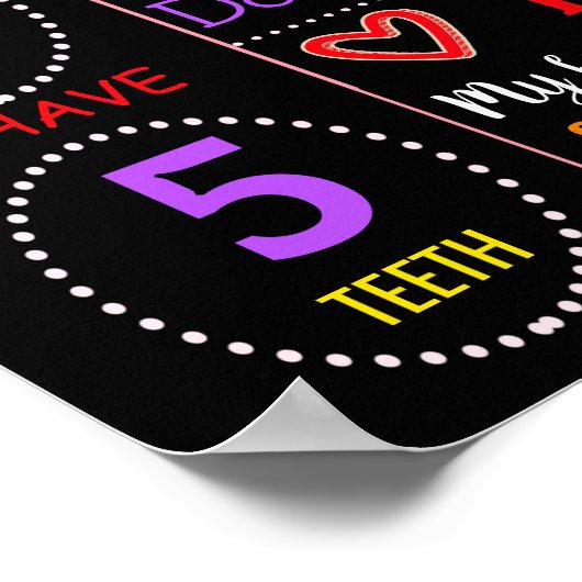 Poster Arc-en-ciel Premier panneau de signalisation d'ann (Coin)