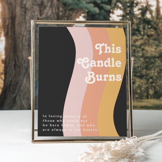 Poster Arc-en-ciel Rétro Moderne des Années 70 | Cette bo