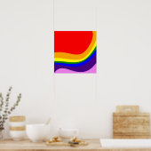Poster Arc-en-ciel Roy G Biv (Cuisine)