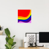 Poster Arc-en-ciel Roy G Biv (Bureau à domicile)