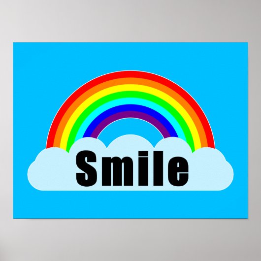 Poster ARC-EN-CIEL - Sourire (Devant)