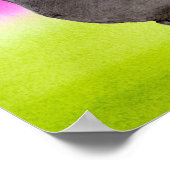 Poster Arc en ciel teapot art cuisine (Coin)