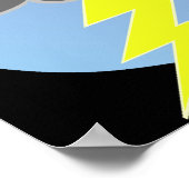 Poster arc-en-ciel Thundercloud (Coin)