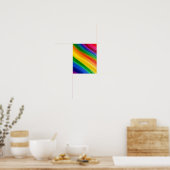 Poster Arc-en-ciel vibrant de couleurs (Cuisine)