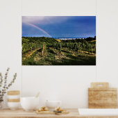 Poster Arc-en-ciel viticole de Vienne (Cuisine)