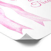 Poster Arc en rose - douceurs et friandises (Coin)