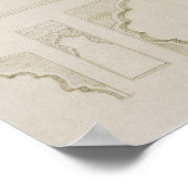 Poster Arc islamique et mauresque design pour balcons, wi (Coin)