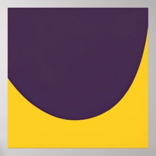 Poster Arc Minimaliste Coloré - Une Élégance Fleurissante