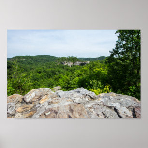 Poster Arc naturel zone Pittoresque, Kentucky