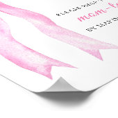 Poster Arc rose - Aidez l'interlocuteur occupé (Coin)