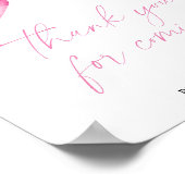 Poster Arc rose - Merci pour l'affiche à venir (Coin)