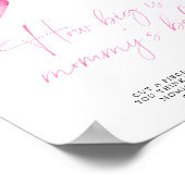 Poster Arc rose - quelle taille est le jeu du ventre de m (Coin)