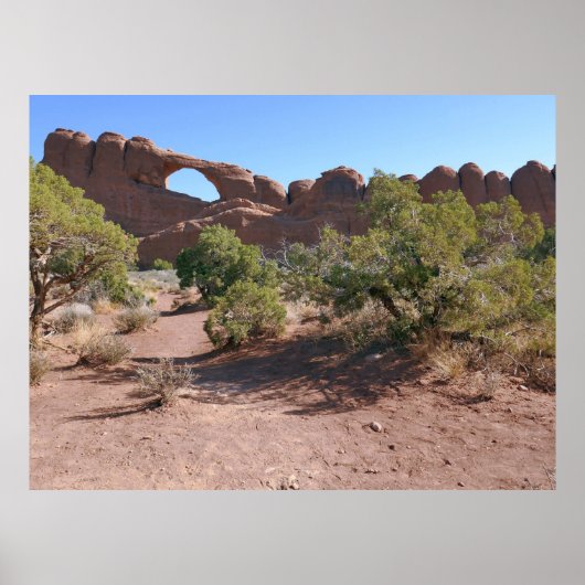 Poster Arc Skyline dans le parc national des Arches (Devant)
