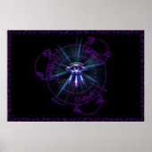 Poster Arcane Cercle pourpre (Devant)