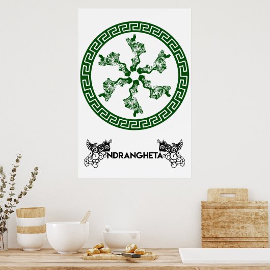 Poster Arcangelo Gabriele - 'Ndrangheta (Cuisine)