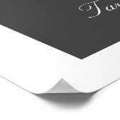 Poster Arch Ordre du jour Mariage de l'événement Heure Af (Coin)