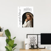 Poster Arch Photo Félicitations à notre diplômé (Bureau à domicile)