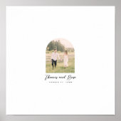 Poster Arch Photo Guides pour Voeux manuscrits (Devant)