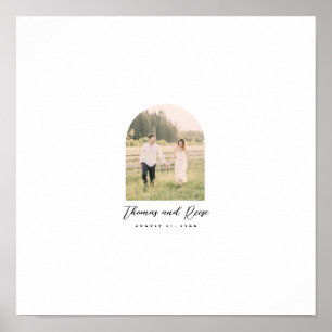 Poster Arch Photo Guides pour Voeux manuscrits