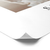 Poster Arch Photo Modern Script Mariage Bienvenue (Coin)