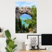 Poster Arch Rock Île Mackinac (Bureau à domicile)