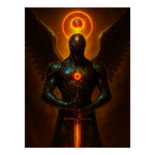 Poster Archange du Royaume à l'épée