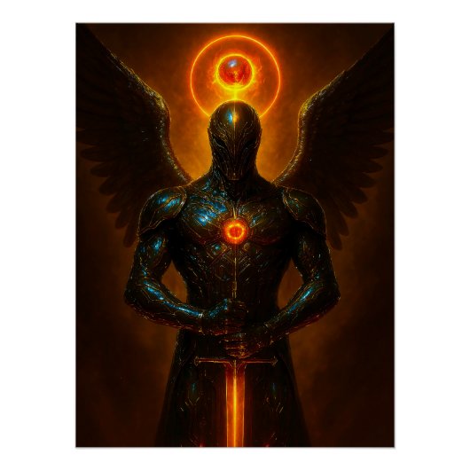 Poster Archange du Royaume à l'épée (Devant)