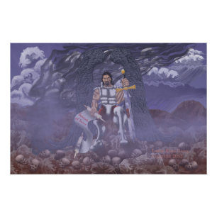 Poster Archange Michael 28" X18.67" Impression brillante