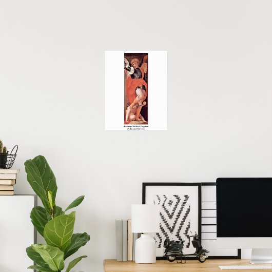 Poster Archange Michael Fragment Par Jacopo Pontormo (Bureau à domicile)