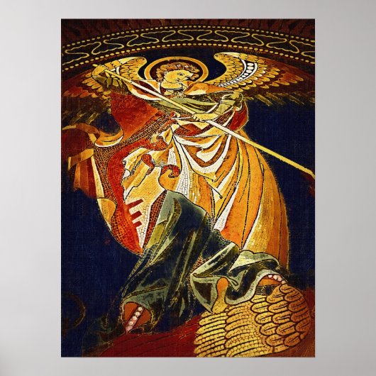 Poster Archange Michael Gothic, Église Kaiser Wilhelm (Devant)