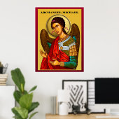 Poster Archange Michel (Bureau à domicile)
