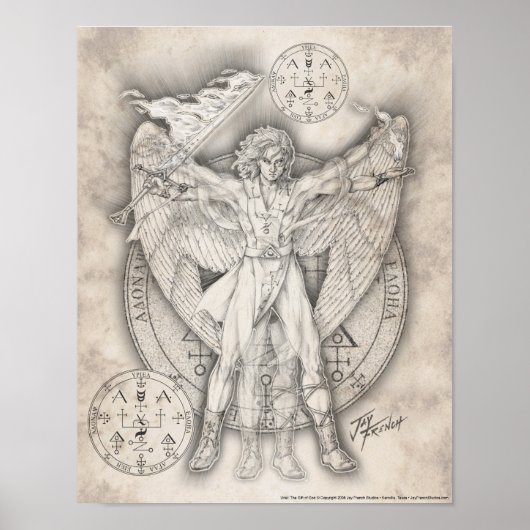 Poster Archange Uriel (Devant)