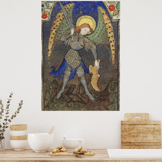 Poster ARCHANGEL DE St MICHAEL AVEC DIABLE (Cuisine)