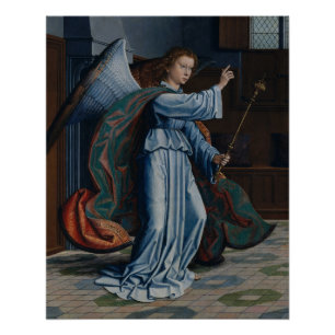 Poster Archangel Gabriel par Gerard David