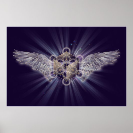 Poster Archangel Metatron - Le Cube de Metatron (Devant)