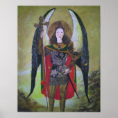Poster Archangel Michael par S Lewis (Devant)