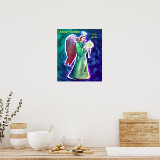 Poster Archangel Raphael (16" x 12") (Cuisine)