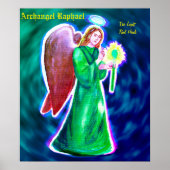 Poster Archangel Raphael (16" x 12") (Devant)